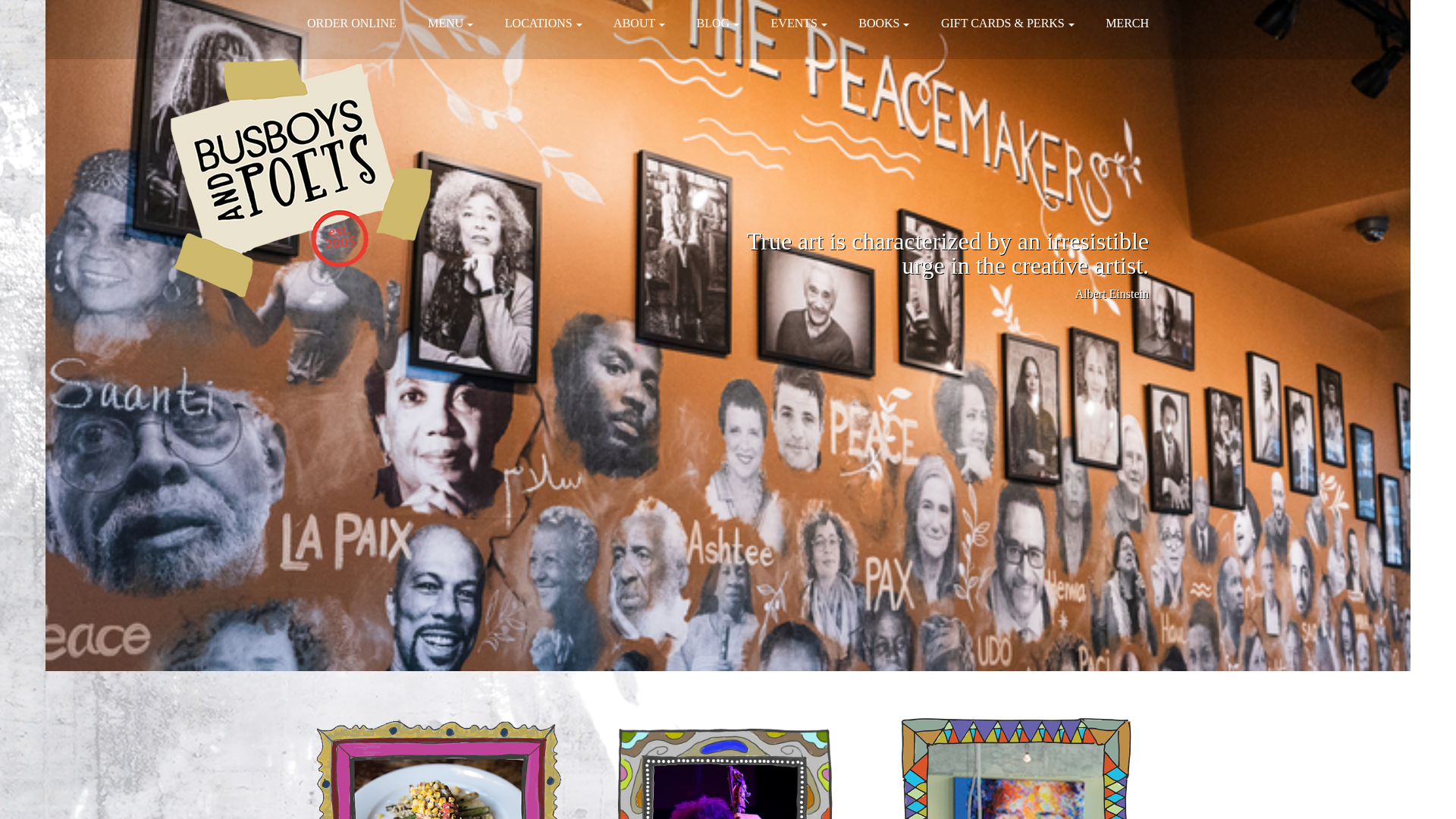 Busboysandpoets website screenshot