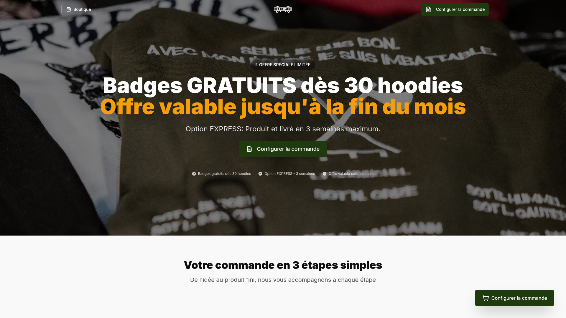 Myarmy website screenshot