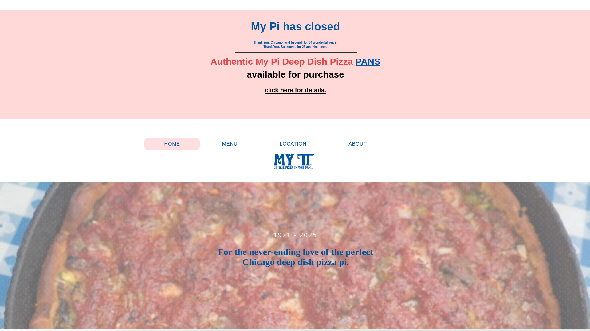 Mypiepizza website screenshot