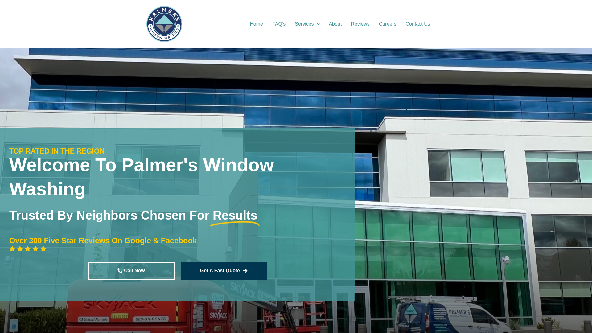 Palmerswindowwashing website screenshot