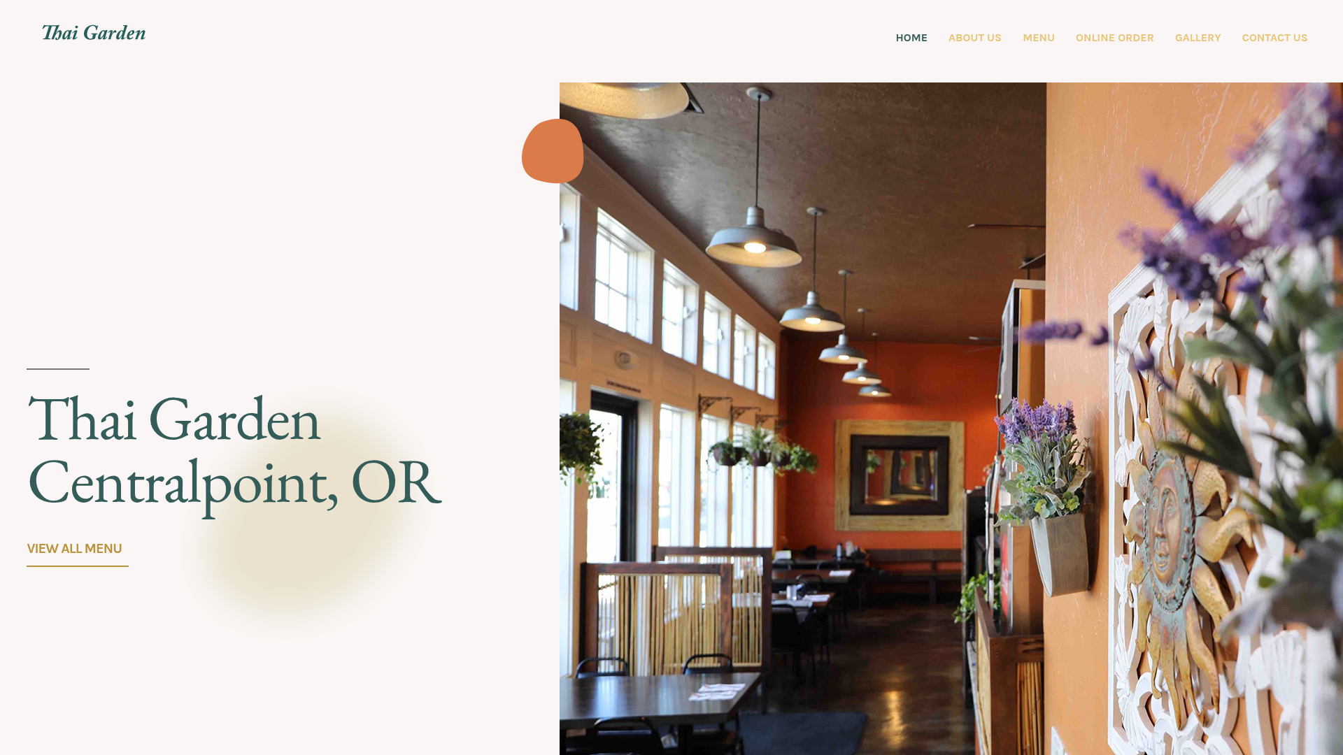 Thaigardencentralpoint website screenshot